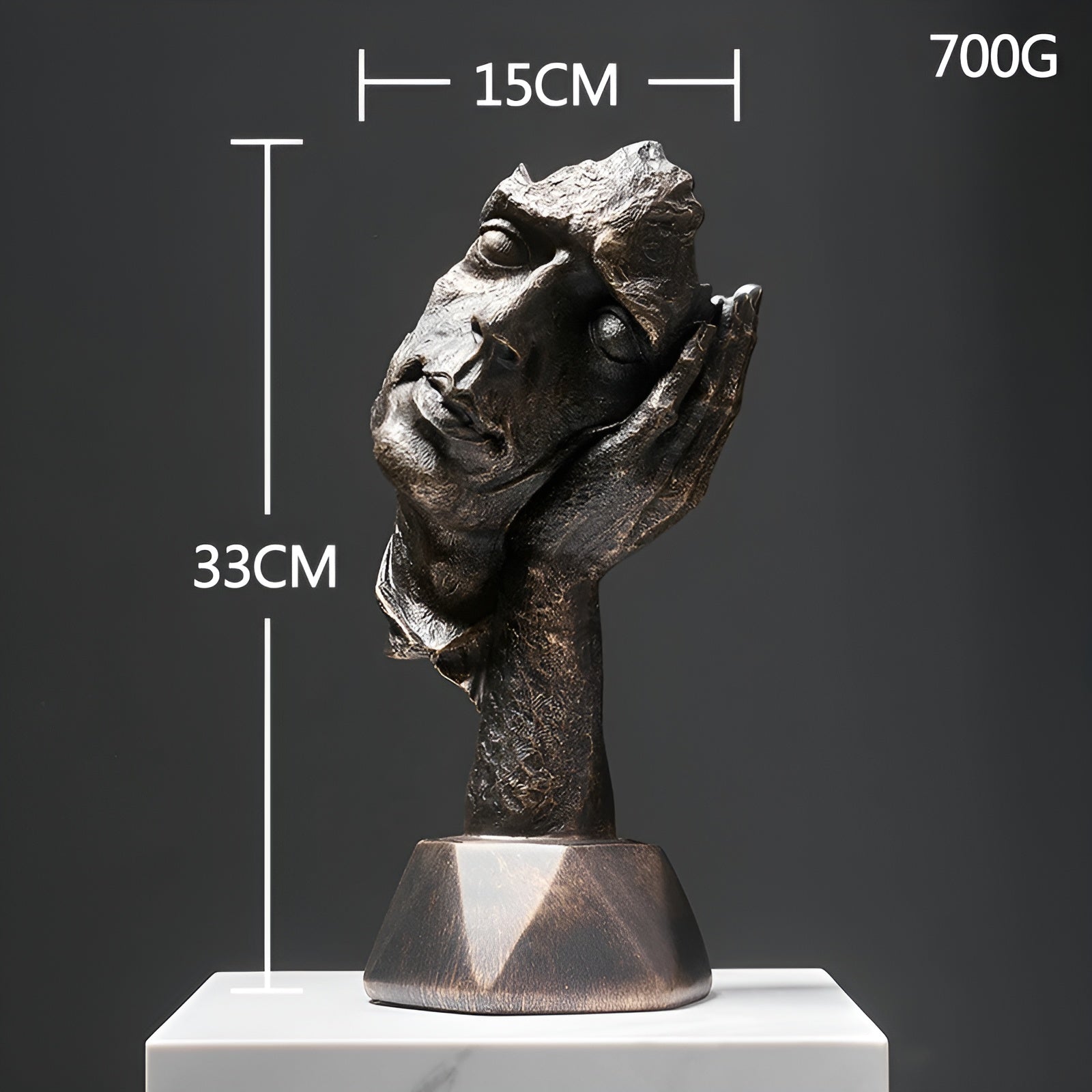 FaceArt | Abstraktní socha obličeje