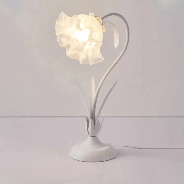 Vintage Květinová Stolní Lampa Nastavitelná