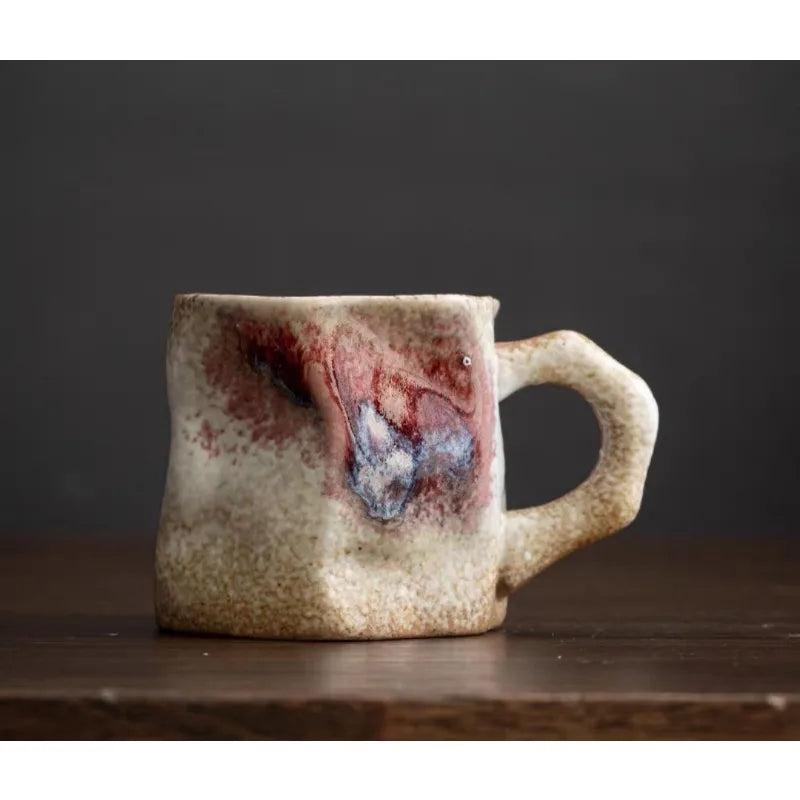 Рустикална керамична арт чаша