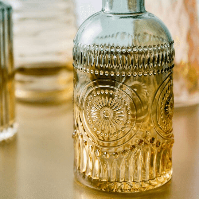 Gradientní skleněné vázy